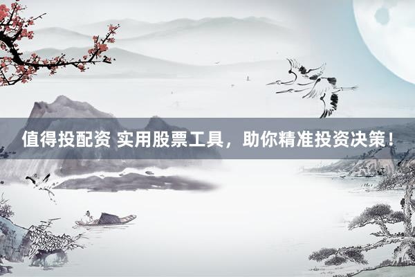 值得投配资 实用股票工具，助你精准投资决策！