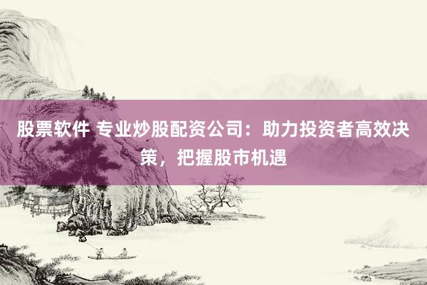 股票软件 专业炒股配资公司：助力投资者高效决策，把握股市机遇